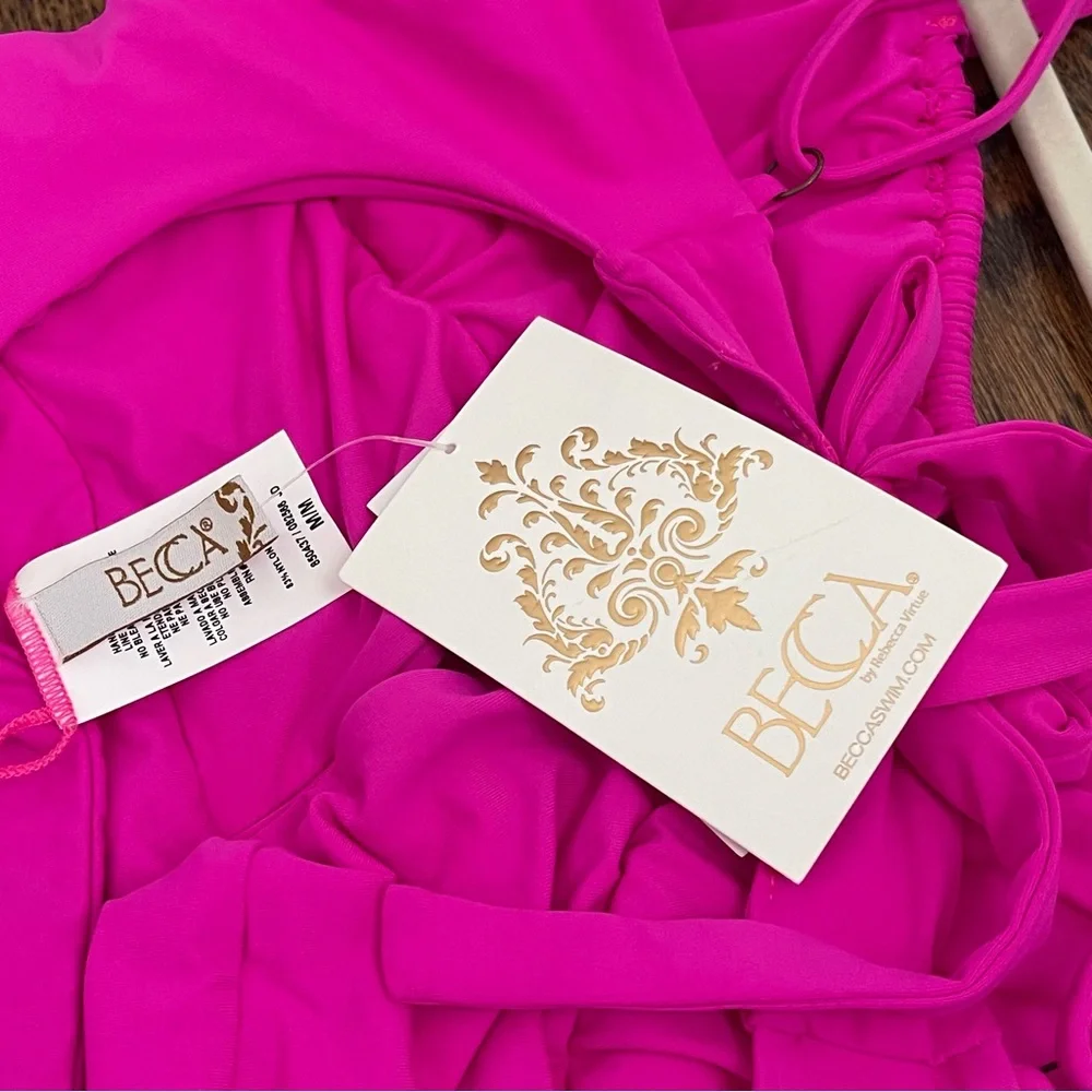 BECCA Santorini One Piece Swimsuit NWT - Picture 4 of 4